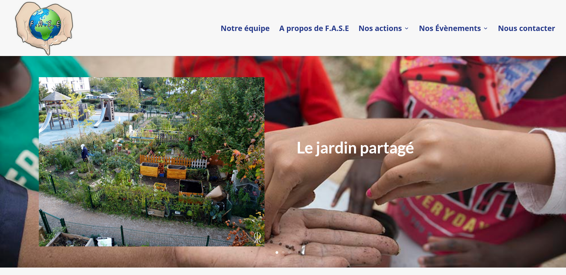 Image du site de l'association fase